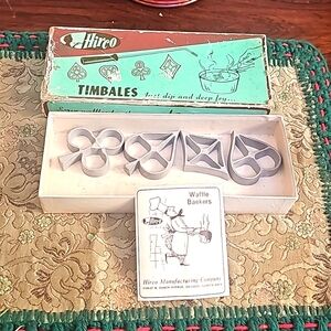 Vintage Hirco Waffle Set Of 4 Cards Timbales Hearts Clubs Diamonds Spades Bridge